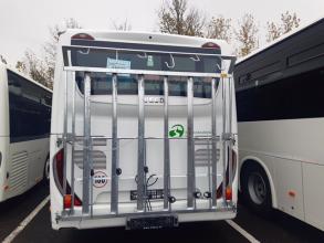 Bus bike rack